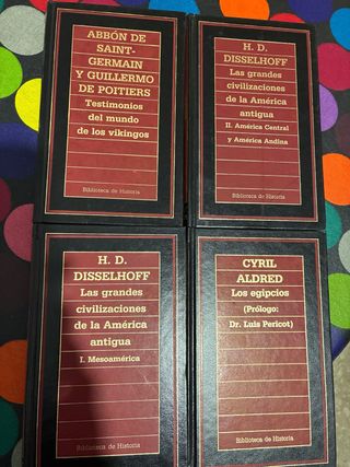 8 libros biblioteca de historia Orbis.