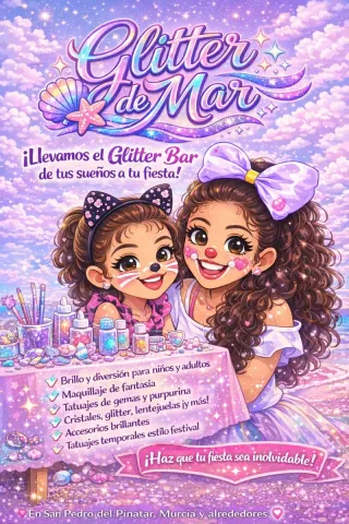 Glitter bar / Pintacaritas