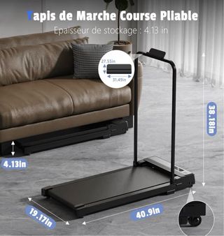 Cinta de Correr Andar Plegable