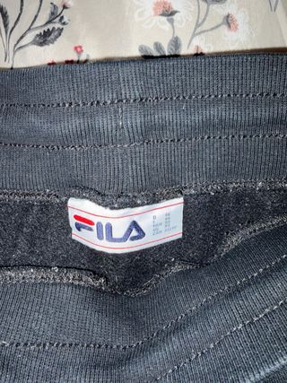 Pantalón chándal Fila negro cargo