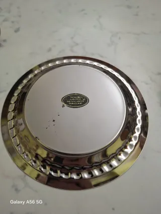 Zuccheriera Vintage Metallo Oro Argento