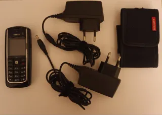 Móvil Nokia 6020 Negro + Cargadores + Funda