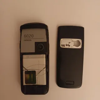 Móvil Nokia 6020 Negro + Cargadores + Funda