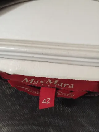 Max Mara Studio Abito V 42/M Verde/Marrone