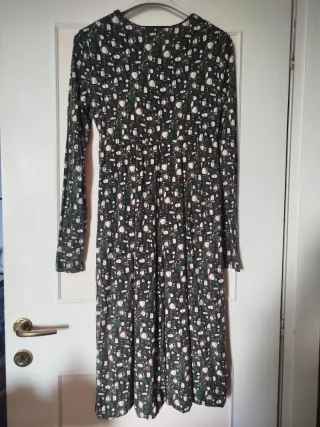 Max Mara Studio Abito V 42/M Verde/Marrone