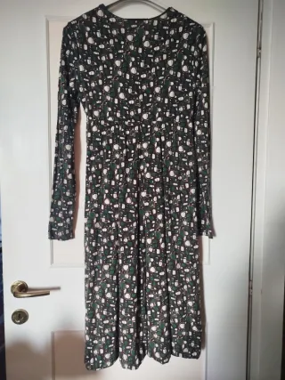 Max Mara Studio Abito V 42/M Verde/Marrone