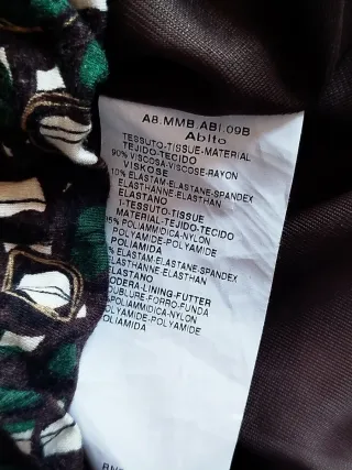 Max Mara Studio Abito V 42/M Verde/Marrone