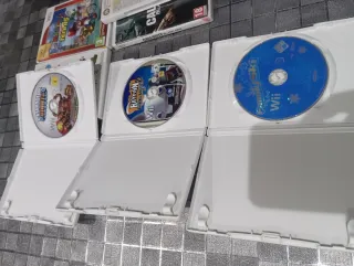 Lote 7 juegos + 2 volantes Wii: Mario Tennis, Wii