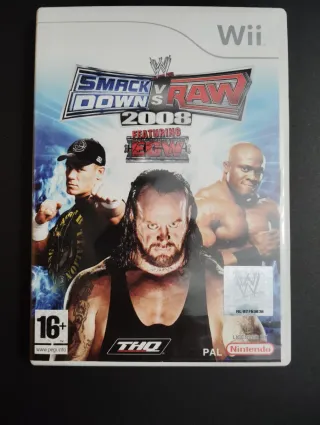 Wii Smackdown vs Raw 2008 Videojuego