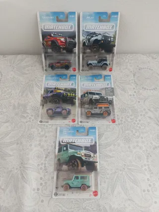 Coches Matchbox 5 uds