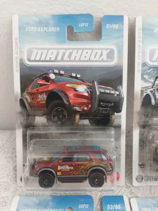 Coches Matchbox 5 uds