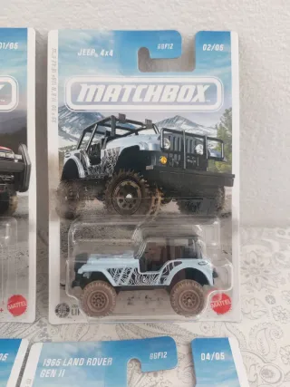 Coches Matchbox 5 uds
