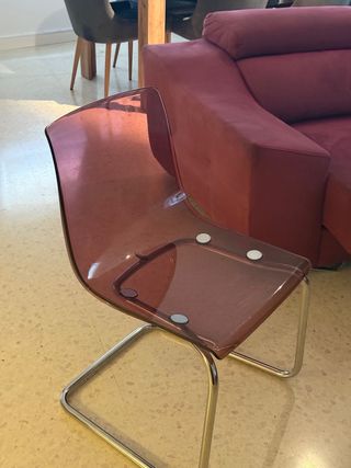 4 Sillas Frambuesa Salón Comedor