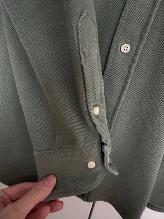 Camisa Tailords verde manga larga Talla S