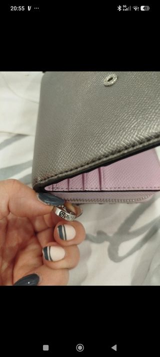 Cartera Tous Dubay Plata,y lila.ultimo precio