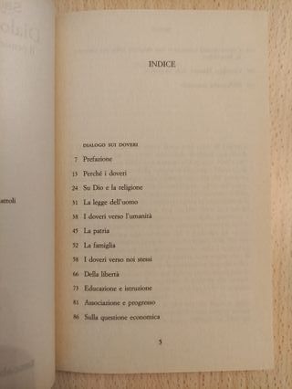 DIALOGO SUI DOVERI Il pensiero di Giuseppe Mazzini