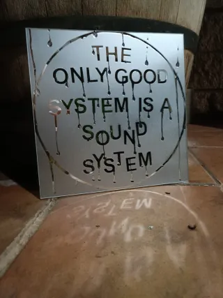 Espejo efecto vaho metal y cristal