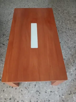 Mesa de centro madera y cristal