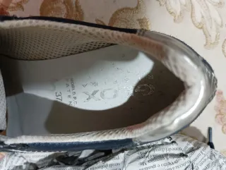 Scarpe Geox Donna Tg 37 Blu/Argento