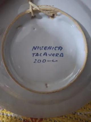 5 Platos Cerámica Decorativos