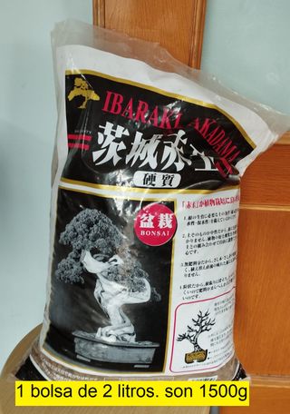 sustrato akadama ibaraki bonsai pecera acuario