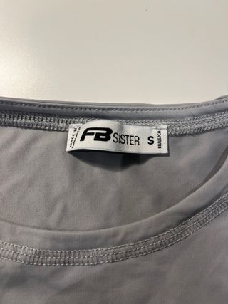 Top FB Sister gris talla S