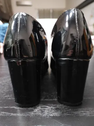 Zapatos charol MARYPAZ negros talla 36