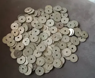 Lote 50 céntimos Franco 1949.