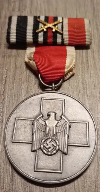 Militaria Medalha Militar Alemã Bem-Estar Público