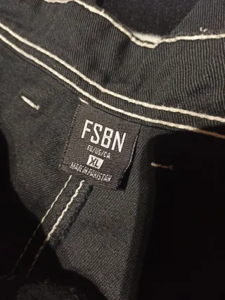 Pantalón vaquero FSBN negro talla XL