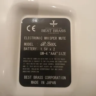 Silenciador Best Brass e-sax para saxo alto