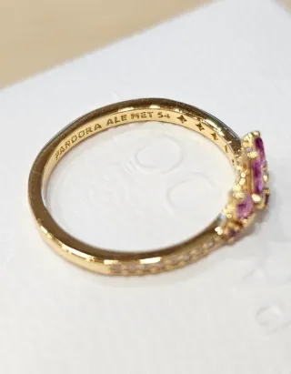 Anillo Pandora Tiara Princesa Disney Talla 54+caja