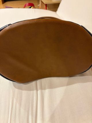 Bolso Parfois Azul Marino Cuero multiples bolsillo