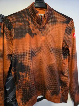 Maillot Castelli Talla M Naranja/Negro