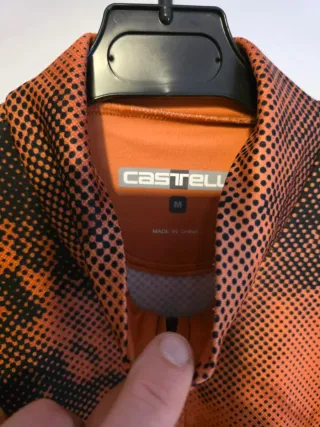 Maillot Castelli Talla M Naranja/Negro