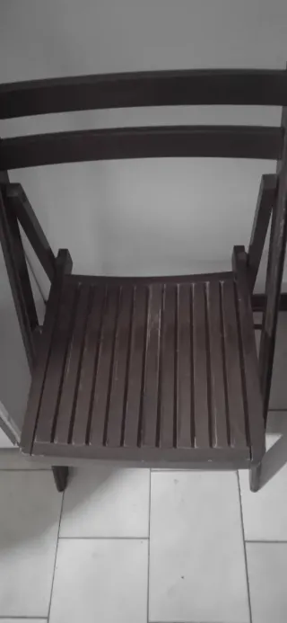 Sedia pieghevole in legno