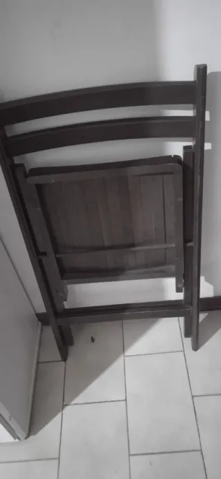 Sedia pieghevole in legno