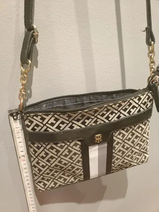 Bolso Tommy Hilfiger mujer negro y gris