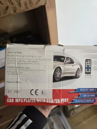 Rádio MP3 Carro USB/SD MOSFET 60W x4