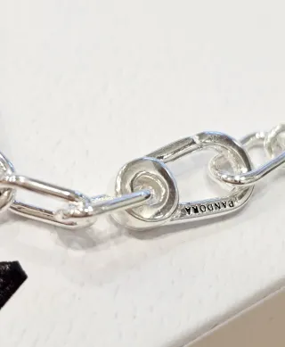 Pulsera Pandora Link y Bolas Plata 18cm + caja