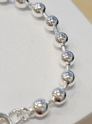 Pulsera Pandora Link y Bolas Plata 18cm + caja