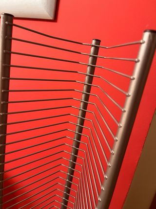 Soporte 83 CDs Acero y Cristal