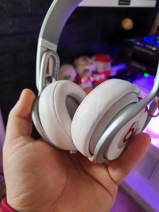 Beats Mixr Ed.Blanco (Tiza) Con Cable Rojo