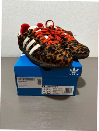 Adidas Samba OG Leopardo Rojo Talla 40