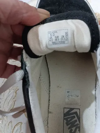 Scarpe Vans Nere/Grigie Tg 36.5