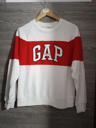 Sudadera GAP Blanca y Roja