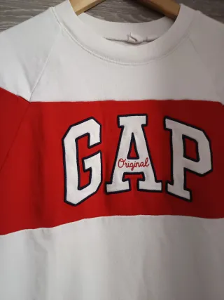 Sudadera GAP Blanca y Roja