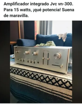 Amplificador JVC VN-300 de 1975  alta fidelidad