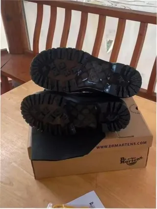 Botas Dr. Martens Talla 37 Cremallera Negra