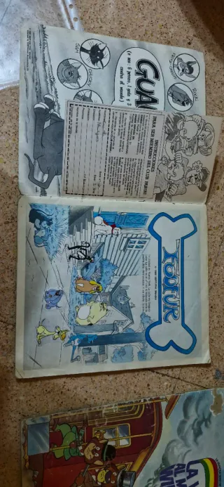 Álbumes de cromos Toofur y Willy Fog